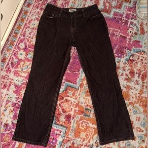 L.L Bean Brown Corduroy pants curvy fit petit 10